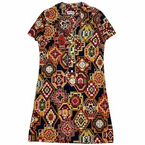 Vintage 1960’s Mod Fashion Shift Dress